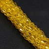 Transparent Glass Beads Strands GLAA-WH0030-32C-16-1