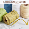 BENECREAT 1 Roll Raffia Paper Cords for DIY Jewelry Making OCOR-BC0001-54B-5