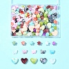 120Pcs 3 Styles Imitation Gemstone Acrylic Beads Sets OACR-FS0001-84-7