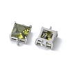 Brass Pave Cubic Zirconia Connector Charms KK-F892-53P-06-2