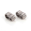 201 Stainless Steel Slide Charms/Slider Beads STAS-L244-08A-P-1