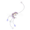 Moon & Star Alloy Hanging Ornaments HJEW-TADJ0024-2