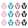 12Pcs 4 Colors Silicone Beads JX740A-1