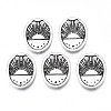 Tibetan Style Alloy Links Connectors PALLOY-Q441-071-RS-1