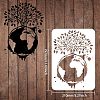 Plastic Reusable Drawing Painting Stencils Templates DIY-WH0202-252-2