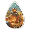 Halloween Theme Opaque Acrylic Pendants SACR-Z004-03E-1