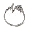 Non-Tarnish 201 Stainless Steel Finger Rings RJEW-G278-01P-3