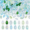 210Pcs 14 Styles Glass Charms FIND-WR0012-05-1