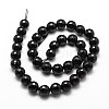 Natural Black Onyx Beads Strands X-G-D840-22-8mm-2