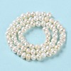 Natural Cultured Freshwater Pearl Beads Strands PEAR-E018-58-3