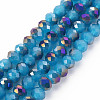 Electroplate Glass Beads Strands LS-EGLA-A034-J6mm-F08-1