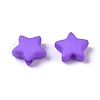Opaque Acrylic Beads SACR-WH0002-07E-2