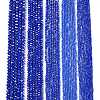 Electroplate Glass Beads Strands EGLA-A044-P1mm-B32-2