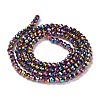Electroplate Glass Beads Strands LS-GLAA-H021-01B-FP13-4