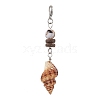 6Pcs Natural Freshwater Shell & Alloy Pendant Decorations HJEW-JM02735-4