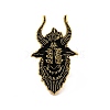 Gothic Halloween Enamel Pin JEWB-C006-03A-G-1