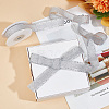 10 Yards Polyester Ribbons with Fringe Edge OCOR-WH0070-120A-5