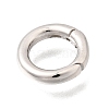 Brass Spring Gate Rings KK-C255-06P-2