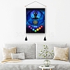 Chakra Cloth Wall Hanging Tapestry HJEW-M003-01B-1