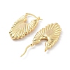 Brass Hoop Earrings EJEW-H301-01G-04-2
