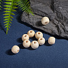 Natural Wood Beads TB16mmY-8-3