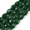 Opaque Solid Color Imitation Jade Beads Strands EGLA-N013-P6mm-D04-1