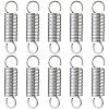10Pcs Stainless Steel Tension Spring Hook AJEW-FH0006-13B-1