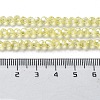 Electroplate Glass Bead Strands X-EGLA-R015-4mm-26-3