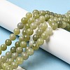Natural Green Jade Beads Strands G-K340-A02-02-2