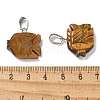 Natural Tiger Eye Pendants G-B127-16P-04-3