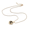 Alloy Rhinestone Pendant Necklaces NJEW-H306-A07-G-4