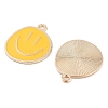 Alloy Enamel Pendants PALLOY-S192-03G-05-2