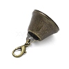 Iron Bell Pendant Decorations HJEW-JM02425-4