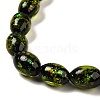 Handmade Dichroic Foil Glass Beads Strands DICH-U001-12A-3