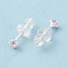 Cubic Zirconia Diamond Stud Earrings STER-M105-01A-S-4