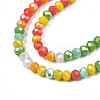 Opaque Glass Beads Strands GLAA-T006-07-A05-2