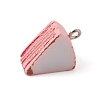 Imitation Cake Resin Pendants RESI-TAC0015-05-3