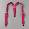 Adjustable Polyester Y-Shaped Heavy Duty Suspenders AJEW-WH0307-23P-1