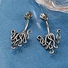 Octopus 316 Surgical Stainless Steel Belly Button Rings/Earrings EJEW-G416-07AS-3