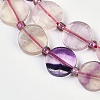 Natural Colorful Fluorite Beads Strands G-G182-G01-02-4