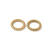 304 Stainless Steel Twisted Ring Linking Rings STAS-L300-005C-G-1