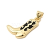 Brass Enamel Pendants KK-H267-117G-01-2