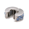 304 Stainless Steel European Clasps STAS-C047-04P-4