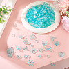 182Pcs 100G Transparent Acrylic Beads OACR-TA0003-69A-6