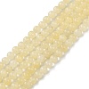 Natural Topaz Jade Beads Strands G-P454-01A-01-1