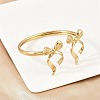 304 Stainless Steel Cuff Bangles for Women LS-BJEW-A147-01C-G-3