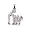 Non-Tarnish Mother's Day 304 Stainless Steel Pendants STAS-U002-01P-1