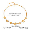 304 Stainless Steel Link Chain Necklaces for Women WGCEAC0-01-1