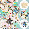 ARRICRAFT 52Pcs 13 Styles Alloy Enamel Pendants ENAM-AR0001-62-3