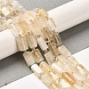 Heated Natural Citrine Beads Strands G-N327-06-16-2